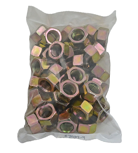 F-59077PB3 3/4-16 ZINC/YELLOW PLATED FINISHED HEX NUT GRADE 8 / BAG QUANTITY: 50 PIECES